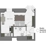 דירה Basic Downtown